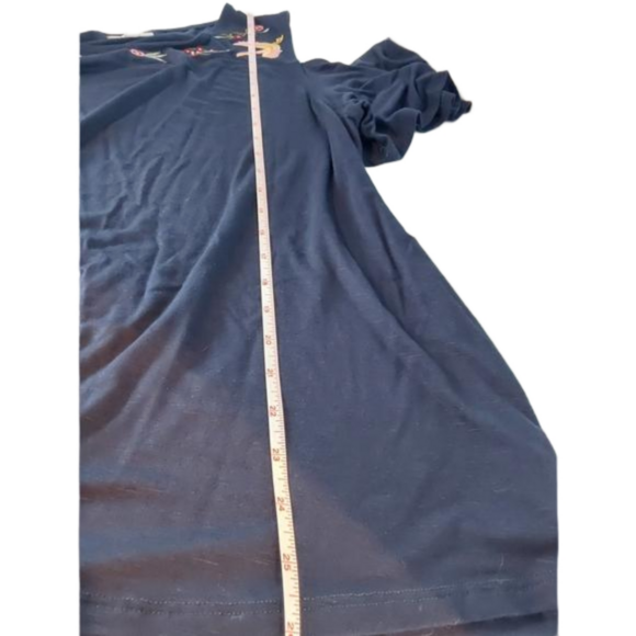 Embroidered Cold Shoulder Top - Picture 8 of 10